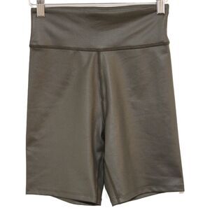Womens Abercrombie & Fitch Black Elastic Waistband Athletic Bike Shorts Sz S NWT